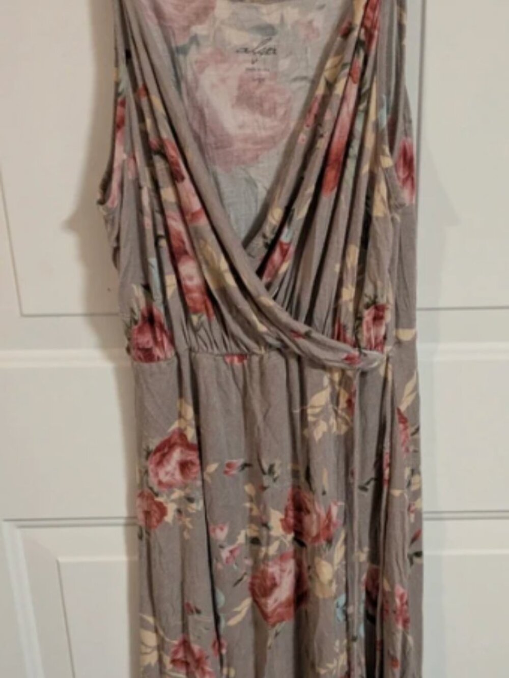 Alya floral faux-wrap summer dress